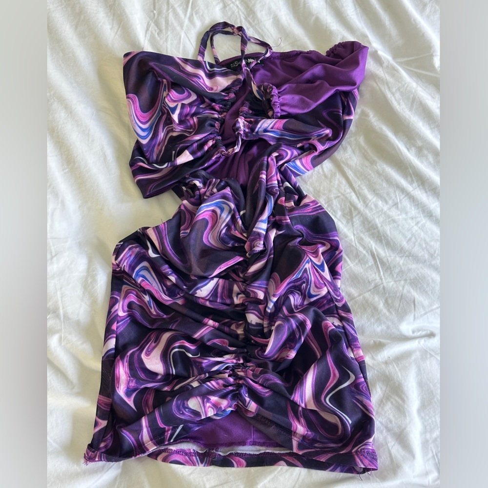 Fashion Nova Purple and Pink Dress